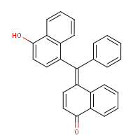 p-Naphtholbenzein formula graphical representation