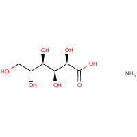 Ammonium gluconate formula graphical representation