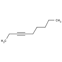 3-Nonyne formula graphical representation