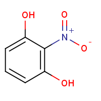 2-Nitroresorcinol formula graphical representation