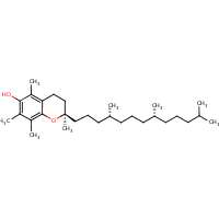 dl-alpha-Tocopherol formula graphical representation