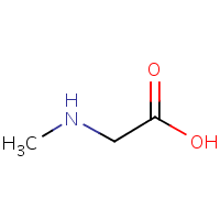 Sarcosine formula graphical representation