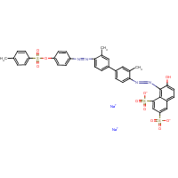 C.I. Acid Red 114 formula graphical representation