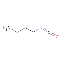 n-Butyl isocyanate formula graphical representation