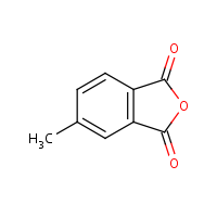 4-Methylphthalic anhydride formula graphical representation