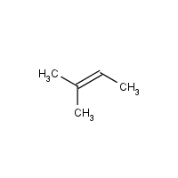 Amylene formula graphical representation