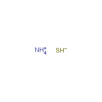 Ammonium bisulfide formula graphical representation