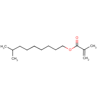 Isodecyl methacrylate formula graphical representation