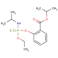 Isofenphos formula graphical representation