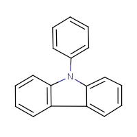 N-Phenylcarbazole formula graphical representation