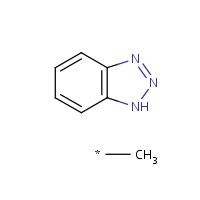 Tolyltriazole formula graphical representation