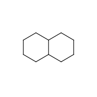 Decahydronaphthalene formula graphical representation