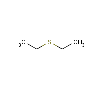 Diethyl sulfide formula graphical representation