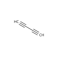 1,3-Butadiyne formula graphical representation