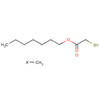 Isooctyl thioglycolate formula graphical representation