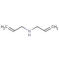 Diallylamine formula graphical representation