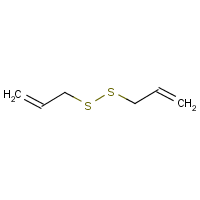 Diallyl disulfide formula graphical representation