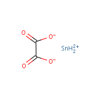 Stannous oxalate formula graphical representation