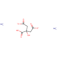 Diammonium citrate formula graphical representation