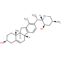 Veratramine formula graphical representation