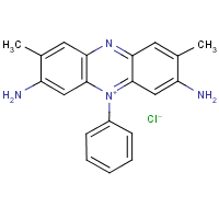 C.I. Basic Red 2 formula graphical representation