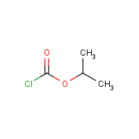 Isopropyl chloroformate formula graphical representation