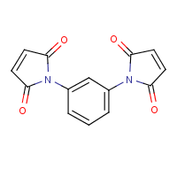 1H-Pyrrole-2,5-dione, 1,1'-(1,3-phenylene)bis- formula graphical representation