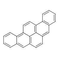 Dibenzo(a,i)pyrene formula graphical representation