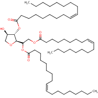 Sorbitan trioleate formula graphical representation