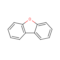 Dibenzofuran formula graphical representation