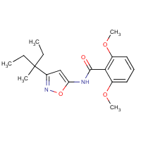 Isoxaben formula graphical representation