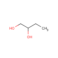 1,2-Butanediol formula graphical representation