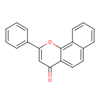 alpha-Naphthoflavone formula graphical representation