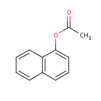 alpha-Naphthyl acetate formula graphical representation