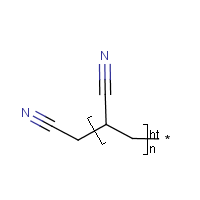 Polyacrylonitrile formula graphical representation