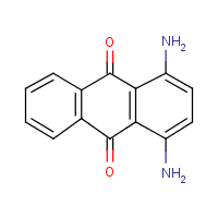 1,4-Diaminoanthraquinone formula graphical representation