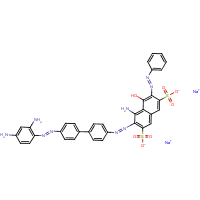 C.I. Direct Black 38 formula graphical representation