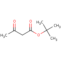 tert-Butyl acetoacetate formula graphical representation