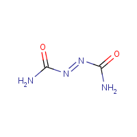 Azodicarbonamide formula graphical representation