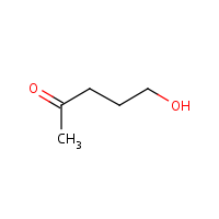 Acetopropyl alcohol formula graphical representation