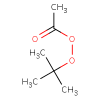 tert-Butyl peroxyacetate formula graphical representation