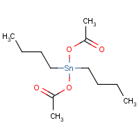 Dibutyltin diacetate formula graphical representation