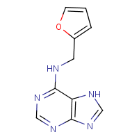 Kinetin formula graphical representation