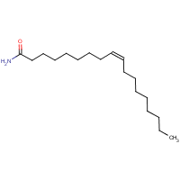 (Z)-9-Octadecenamide formula graphical representation