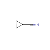 Cyclopropanecarbonitrile formula graphical representation