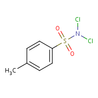 Dichloramine T formula graphical representation