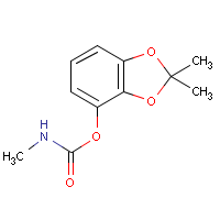 Bendiocarb formula graphical representation