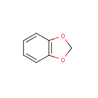 1,3-Benzodioxole formula graphical representation