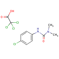 Monuron trichloroacetate formula graphical representation