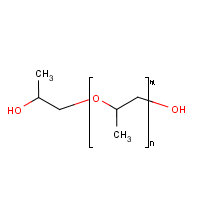 Polypropylene glycol formula graphical representation